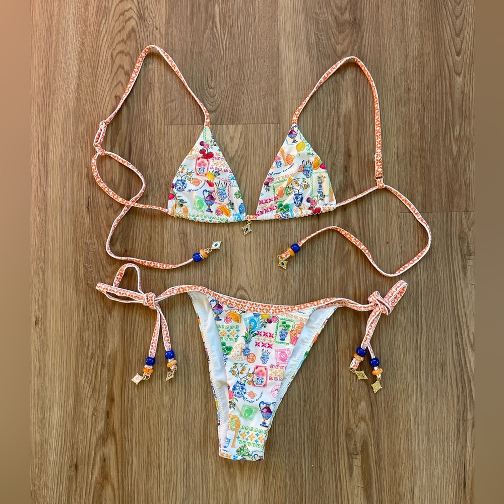 Bydee Mykonos and LAGOS Bikini Set in Isola Size Small